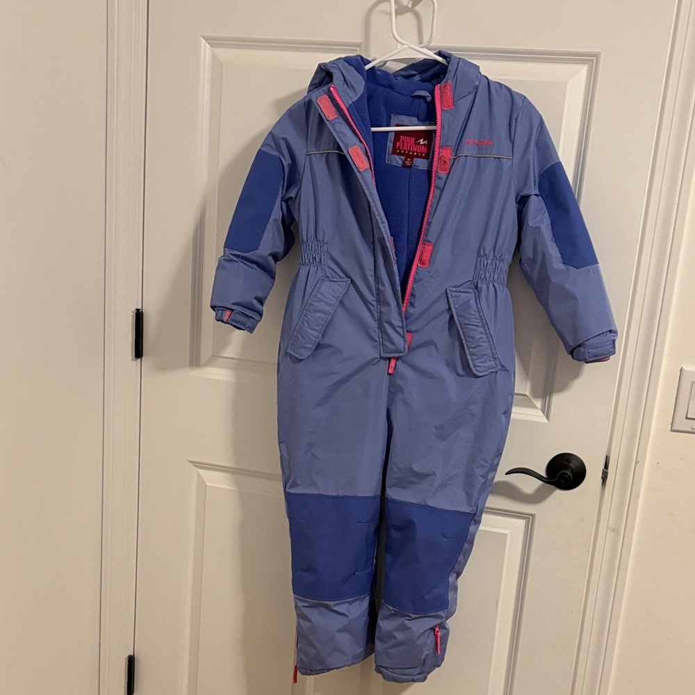 Pink Platinum Blue and Purple Snowsuit